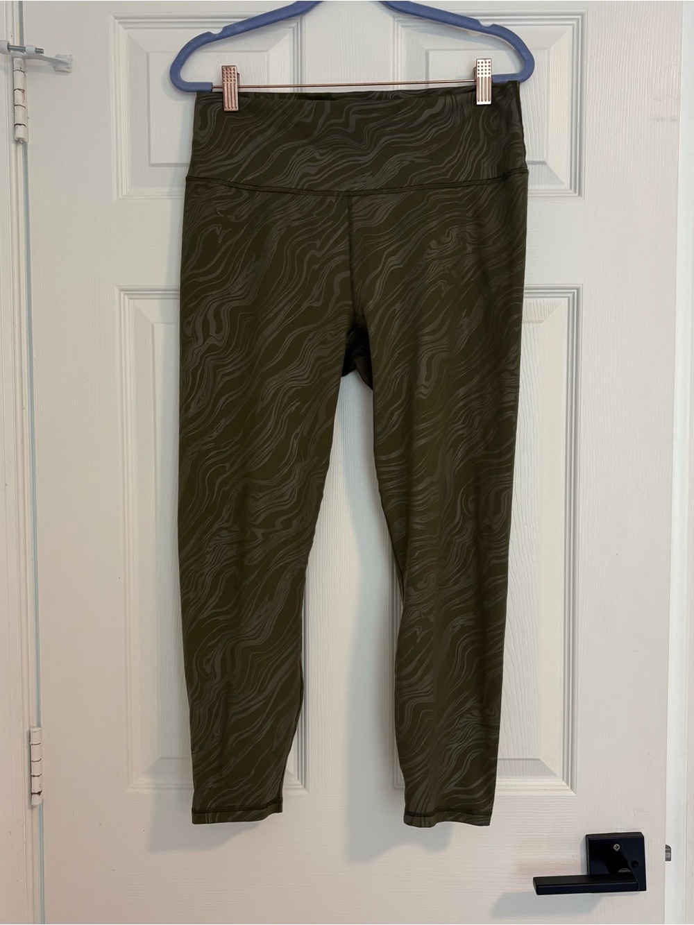 Fabletics PowerHold High Waisted Leggings | Olive Green | L | Item 0436